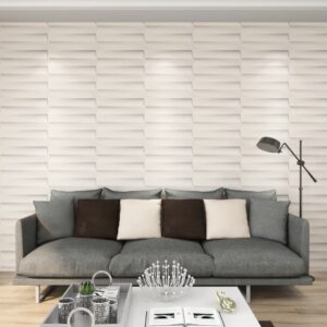 12 pcs Wall Panels 3D 0.5×0.5 m 3 m²